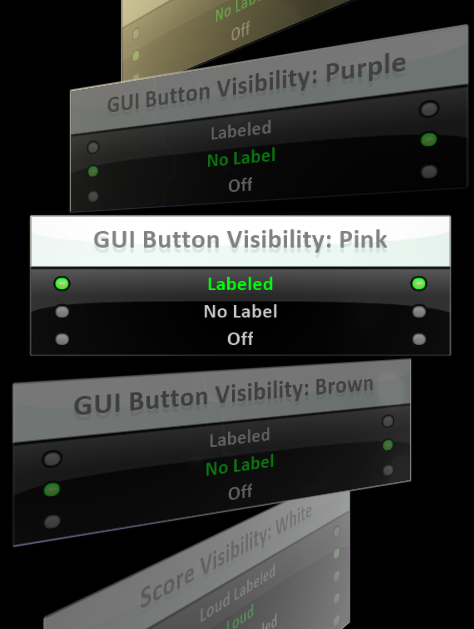 GUI Button Visibility